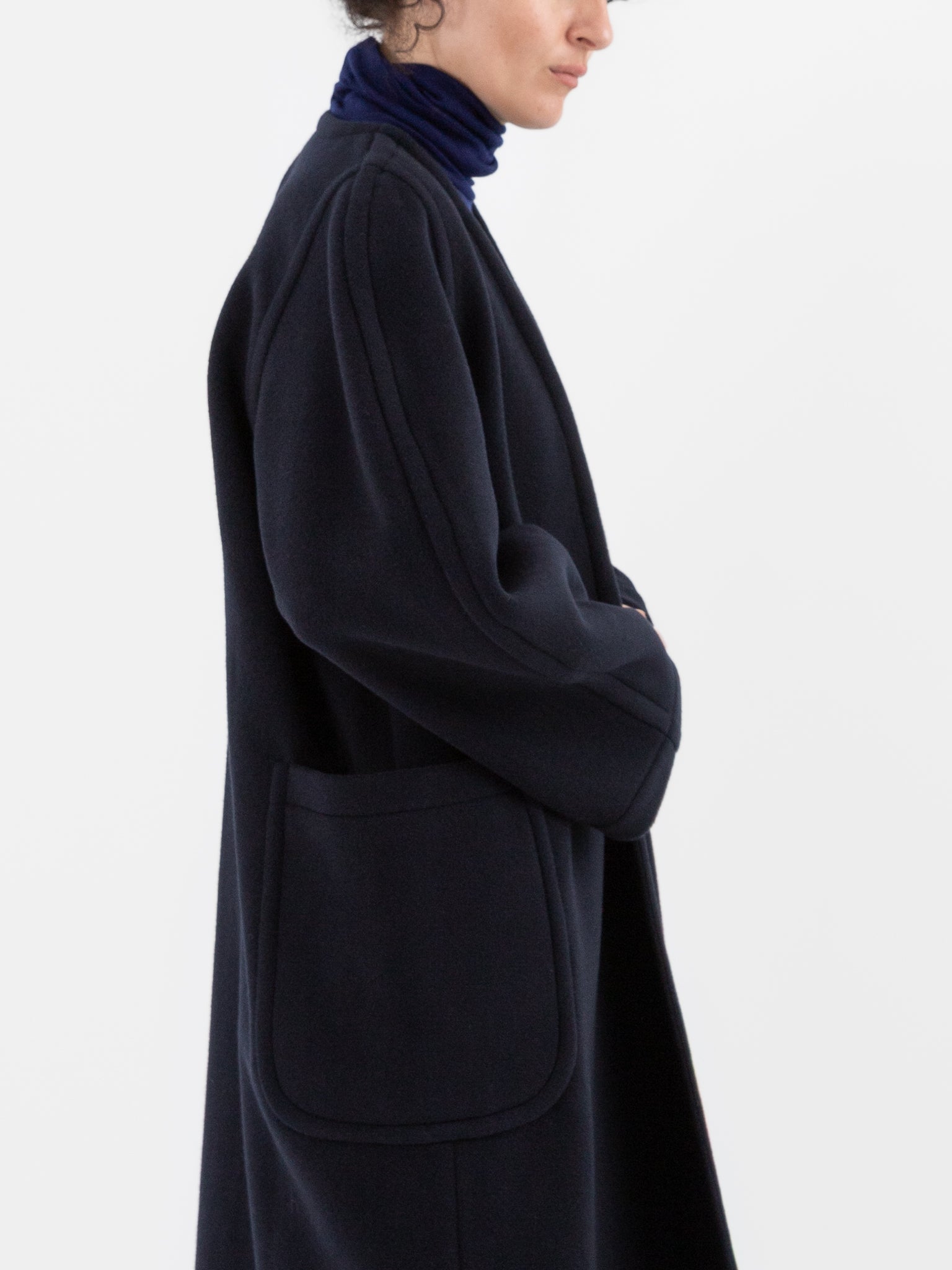SONO Conor Coat in Navy - SONO at Worthwhile - shop COAT