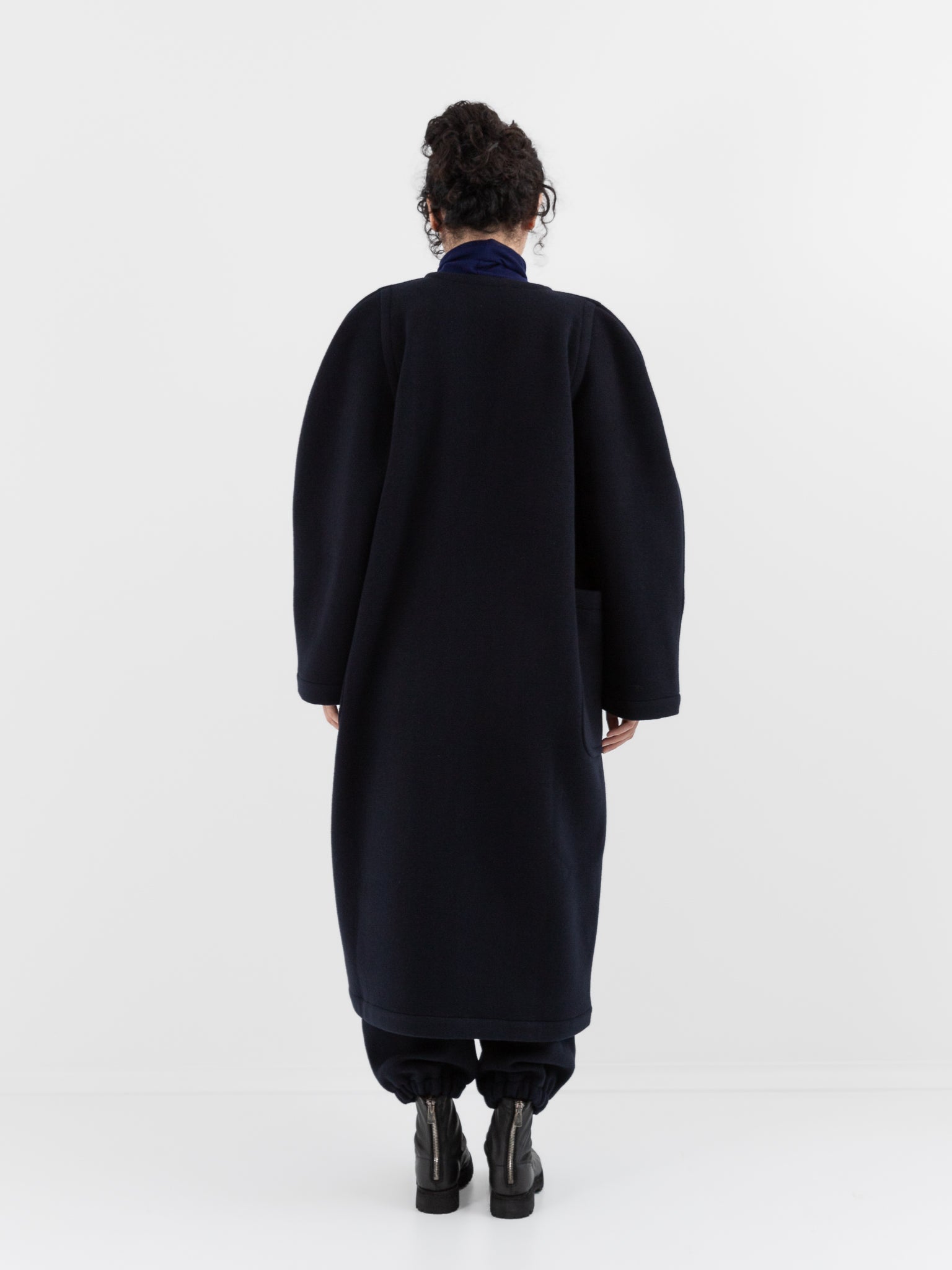 SONO Conor Coat in Navy at Worthwhile