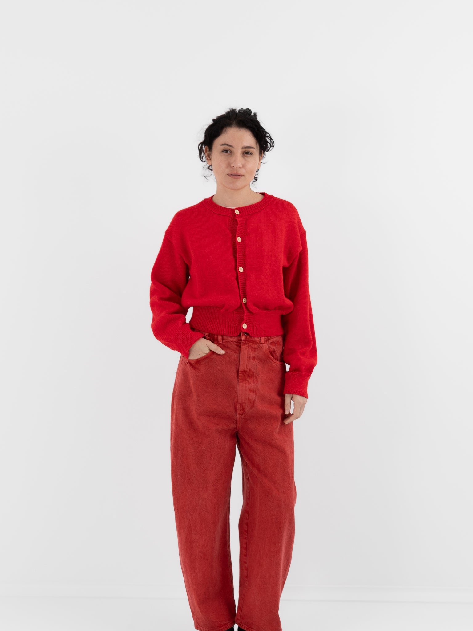 SONO Jah Jeans in Red - SONO at Worthwhile - shop PANT