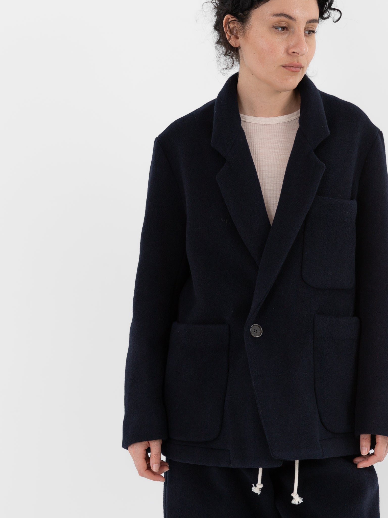SONO Juri Jacket in Navy - SONO at Worthwhile - shop JACKET