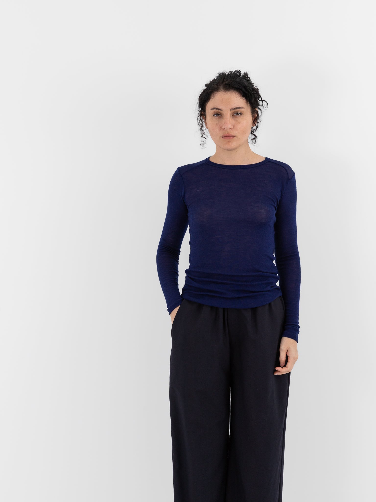 SONO Luna Tee in Indigo - SONO at Worthwhile - shop TOP