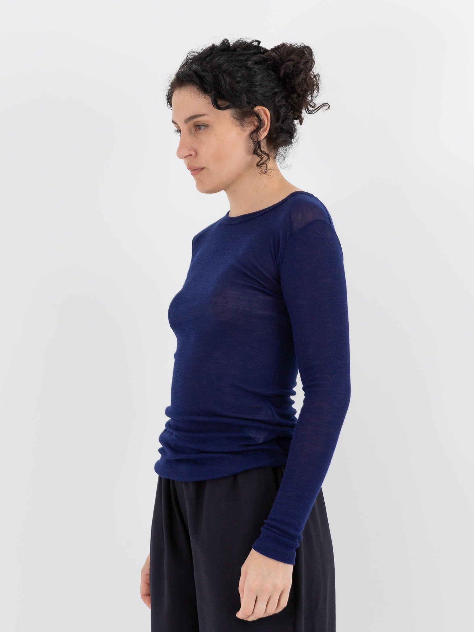 SONO Luna Tee in Indigo - SONO at Worthwhile - shop TOP