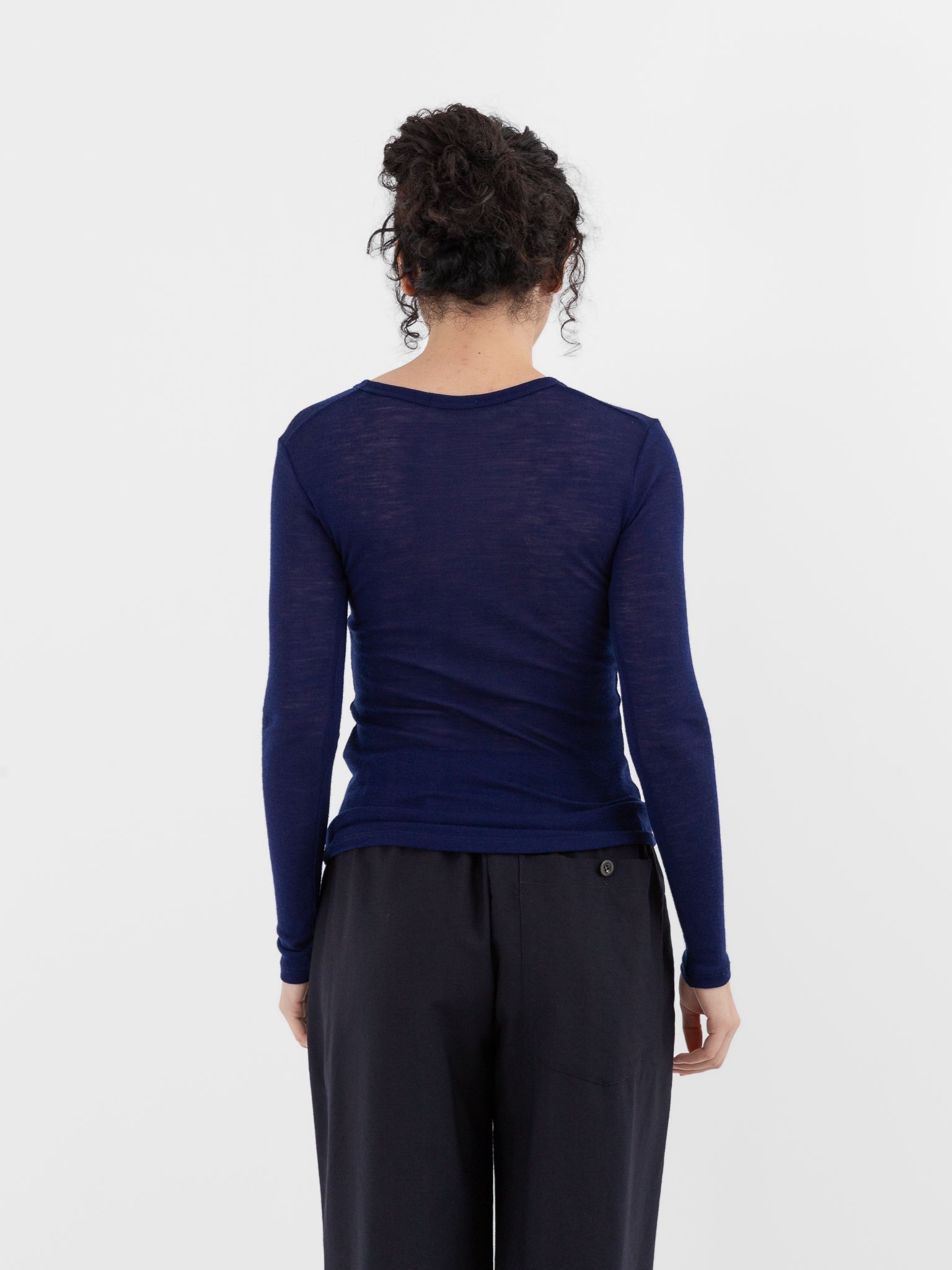 SONO Luna Tee in Indigo - SONO at Worthwhile - shop TOP