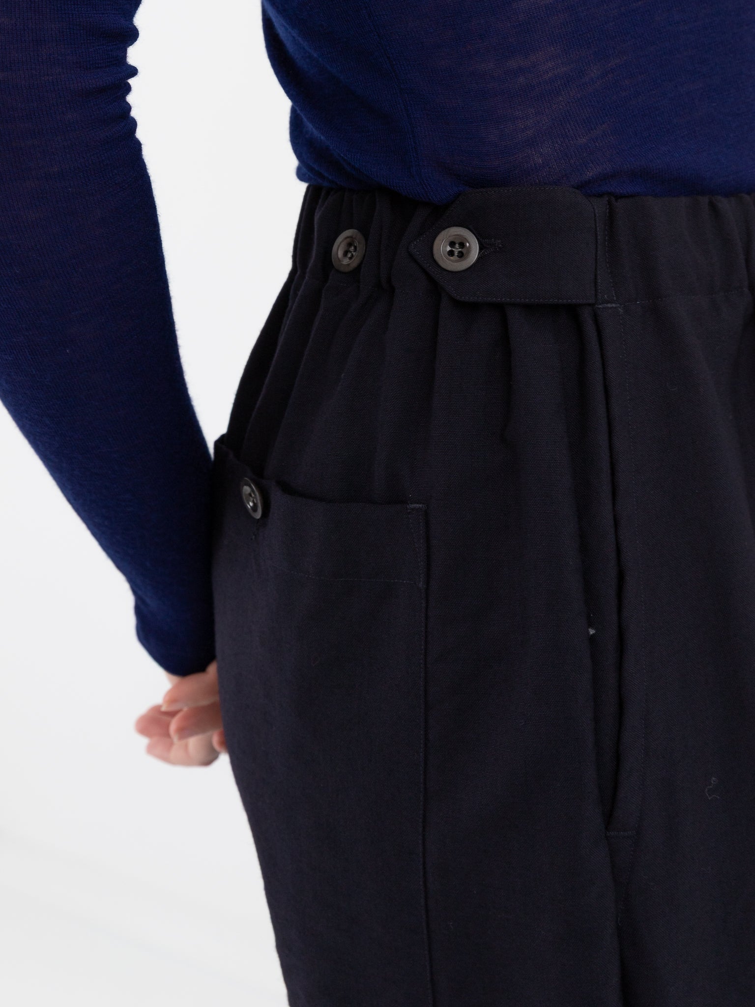 SONO Tatum Trousers in Deep Navy - SONO at Worthwhile - shop PANT