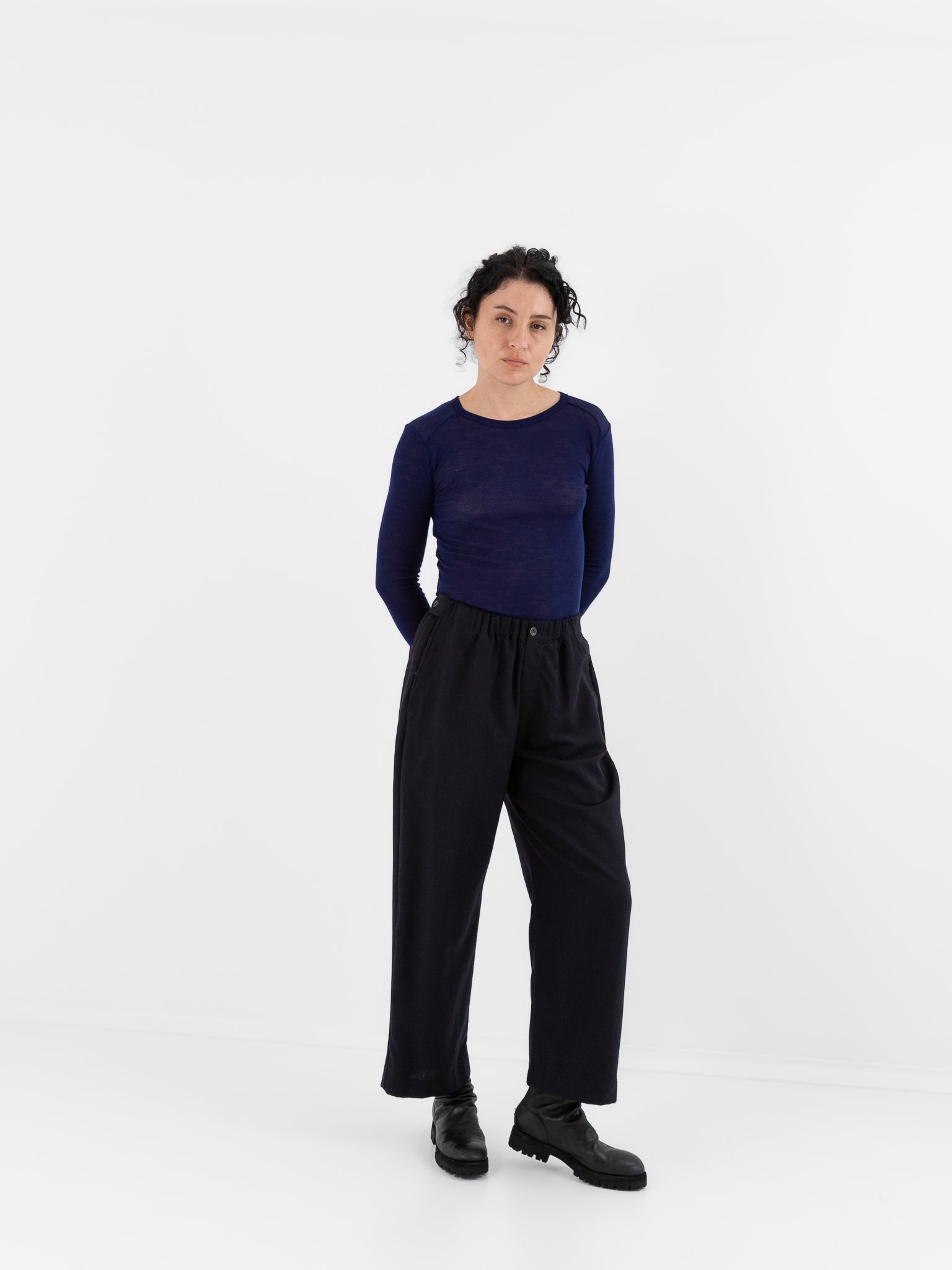 SONO Tatum Trousers in Deep Navy - SONO at Worthwhile - shop PANT