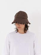Studio Kettle Deck Hat with Frill, Cocoa - Worthwhile, Inc.