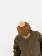 Studio Kettle Bobble Hat, Khaki - Worthwhile