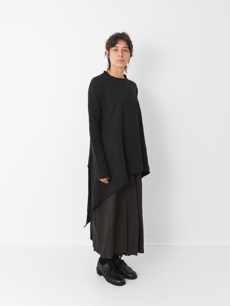 Atelier Suppan Tied Sweater, Almost Black - Worthwhile
