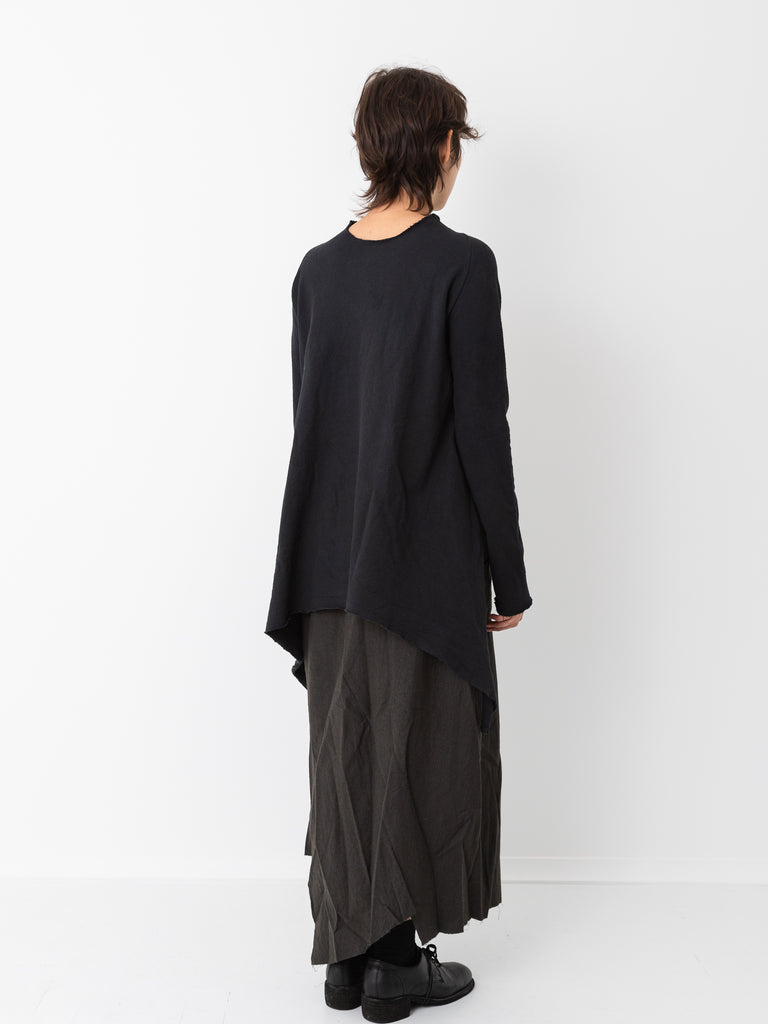 Atelier Suppan Tied Sweater, Almost Black - Worthwhile