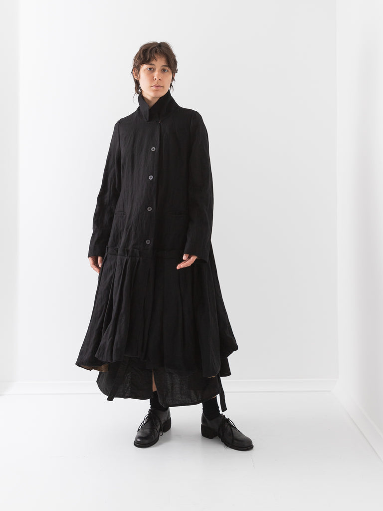Atelier Suppan Front Pleat Coat - Worthwhile