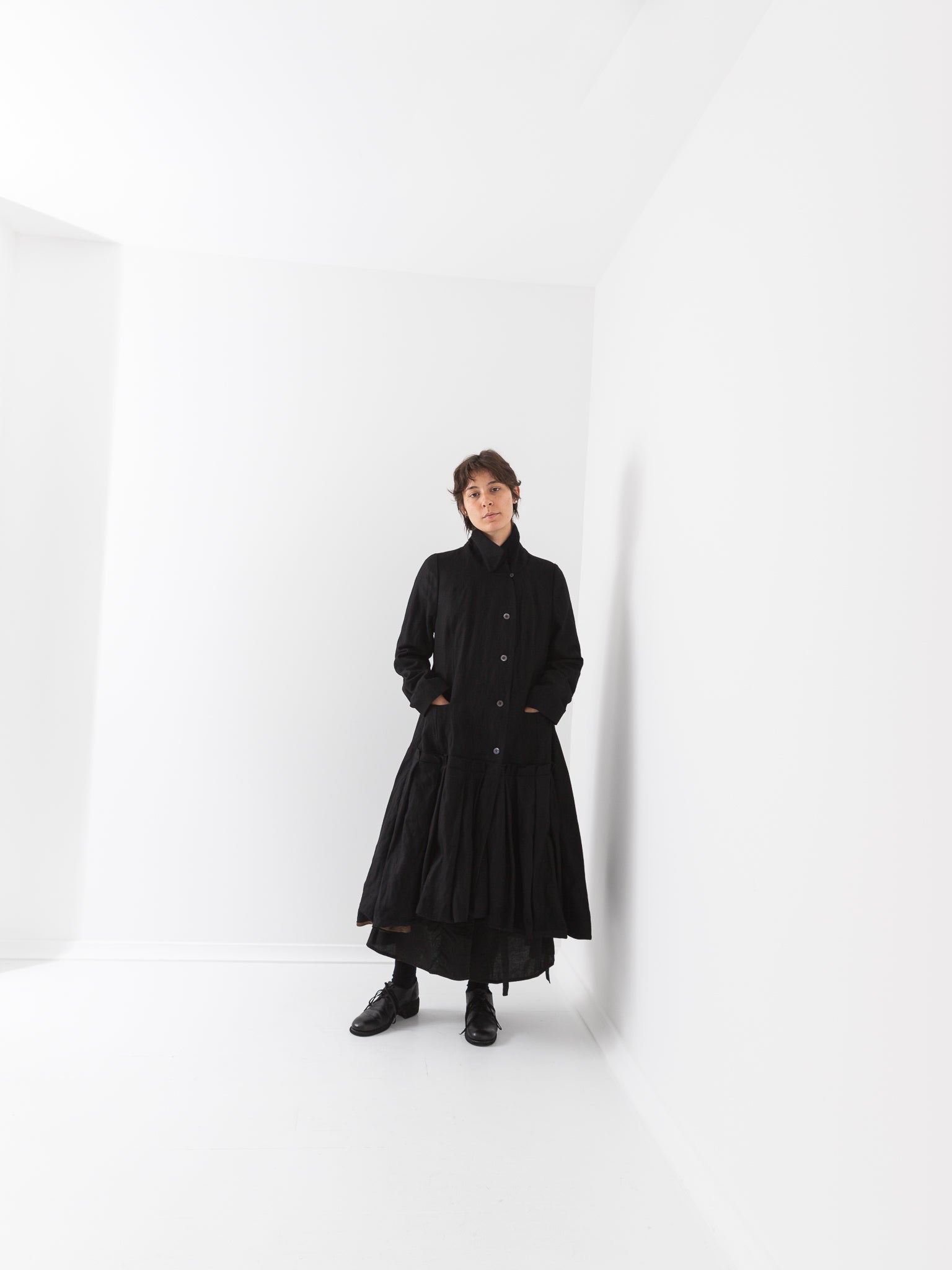 Atelier Suppan Front Pleat Coat - Worthwhile