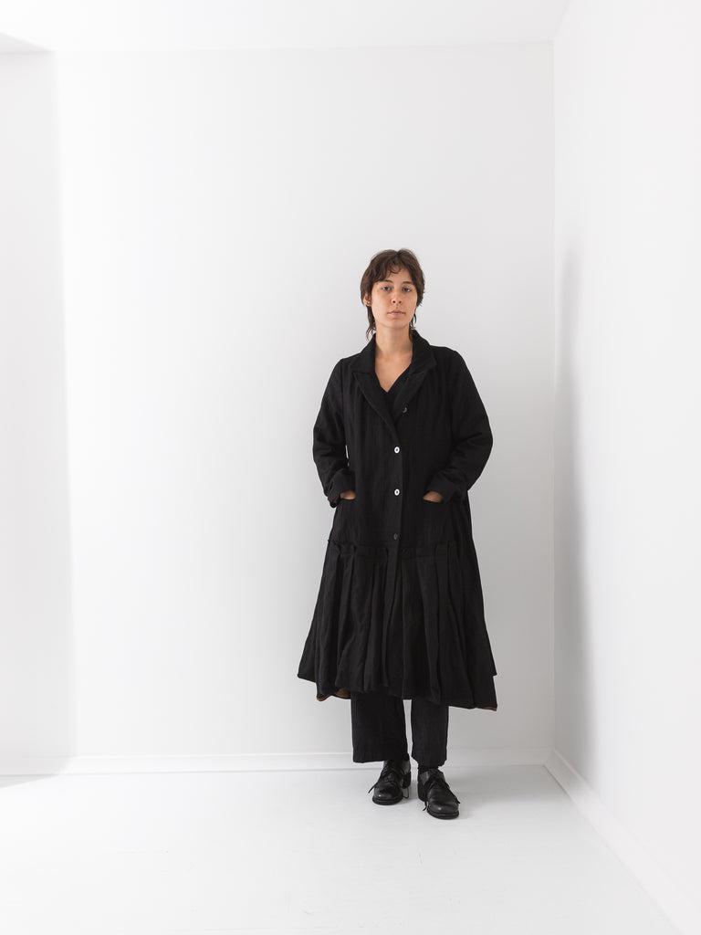 Atelier Suppan Front Pleat Coat - Worthwhile