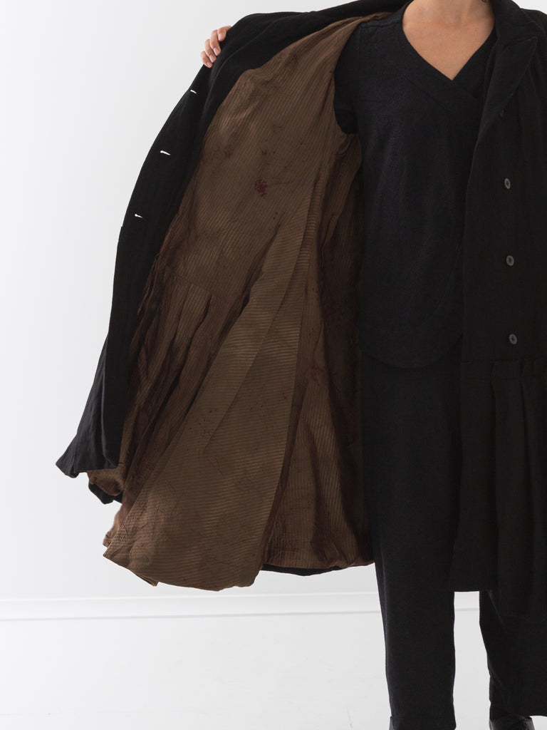 Atelier Suppan Front Pleat Coat - Worthwhile