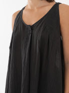 Atelier Suppan Back Crossed Top, Dark - Worthwhile