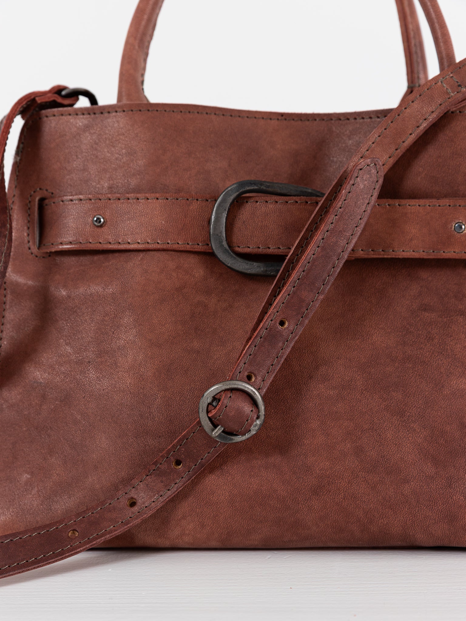 Tagliovivo Small Sella Bag, Bauxite - Worthwhile