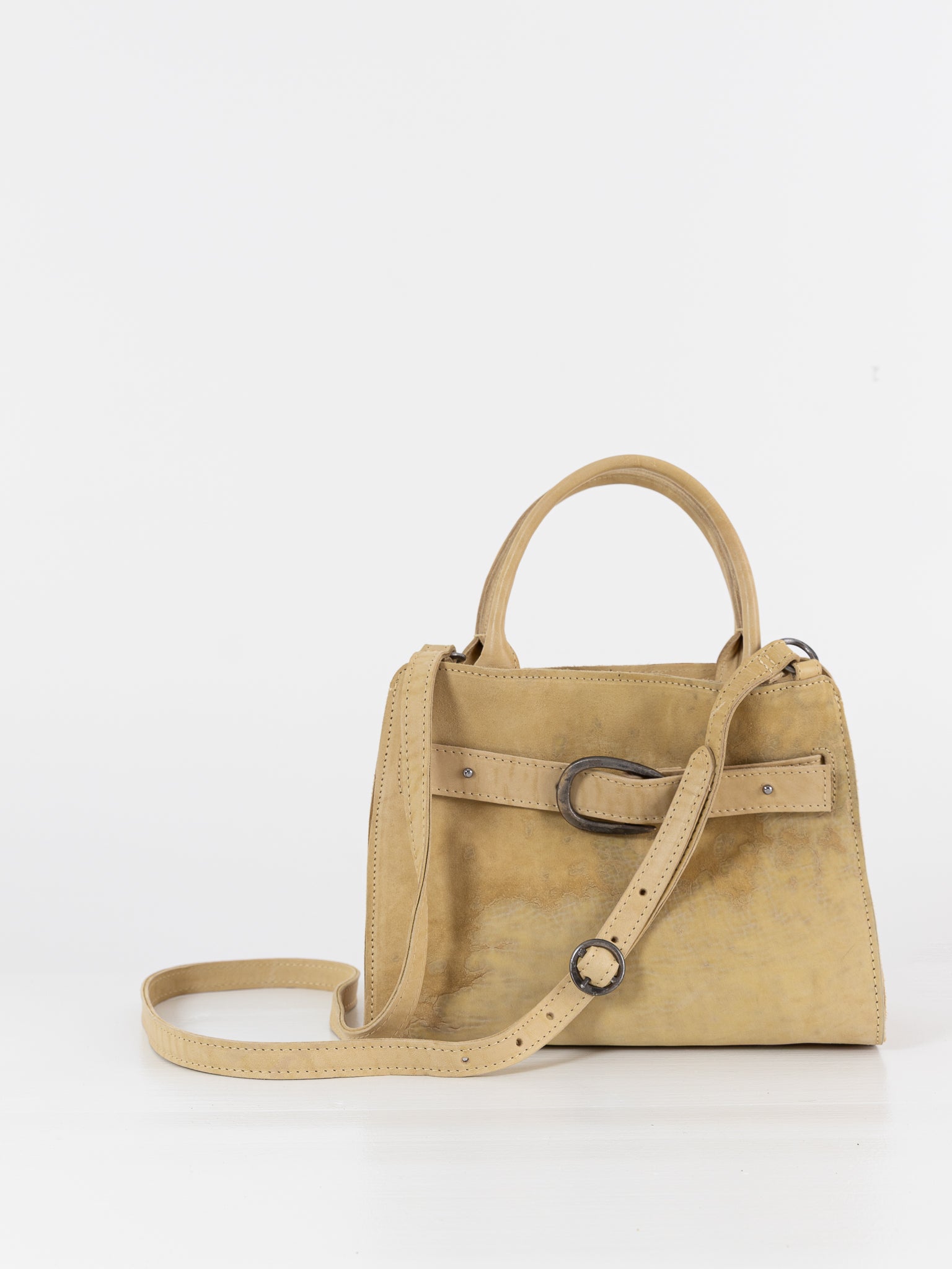 Tagliovivo Small Sella Bag, Sand - Worthwhile