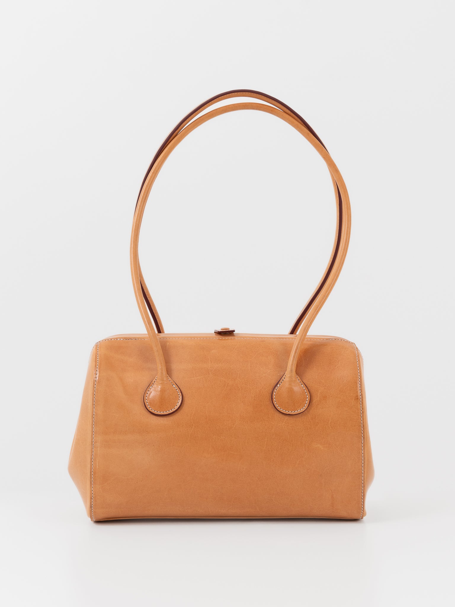 The Backward Vendor Tanker Shoulder Bag in Natural - THE BACKWARD VENDOR at Worthwhile - shop BAG
