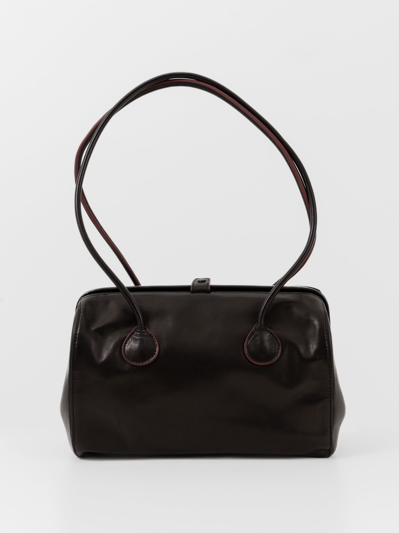 The Backward Vendor Tanker Shoulder Bag in Black - THE BACKWARD VENDOR at Worthwhile - shop BAG