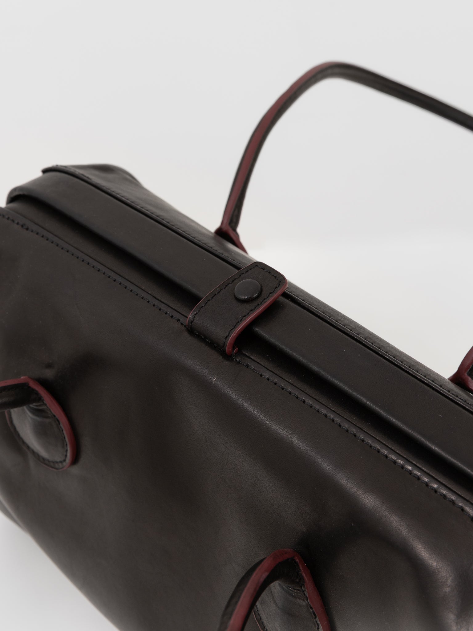 The Backward Vendor Tanker Shoulder Bag in Black - THE BACKWARD VENDOR at Worthwhile - shop BAG