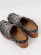 The Backward Vendor Cattle Mule in Grey - THE BACKWARD VENDOR at Worthwhile - shop SHOES