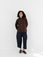 The Backward Vendor Gathering Shirt in Peanut Tree - THE BACKWARD VENDOR at Worthwhile - shop TOP