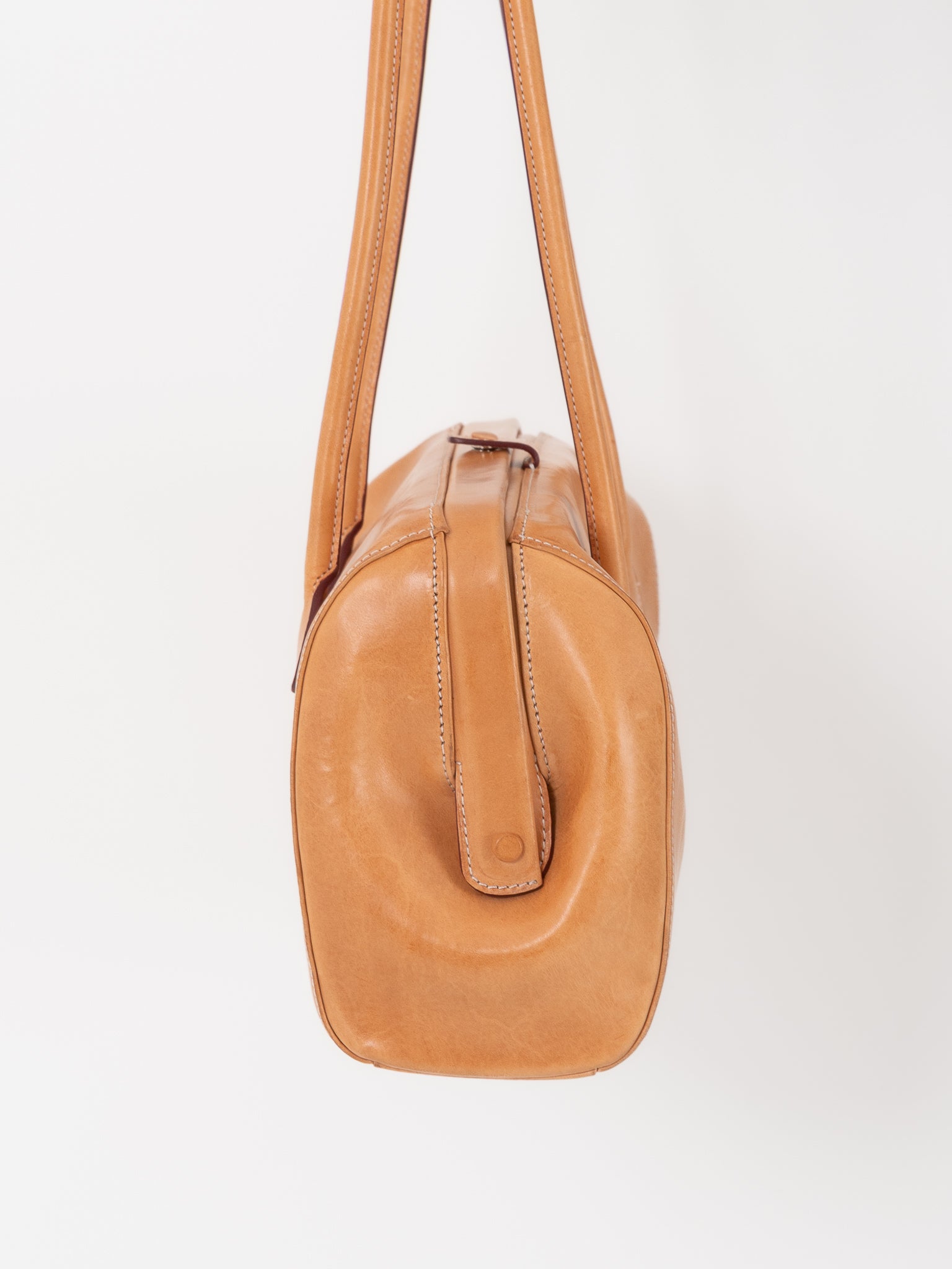 The Backward Vendor Tanker Shoulder Bag in Natural - THE BACKWARD VENDOR at Worthwhile - shop BAG