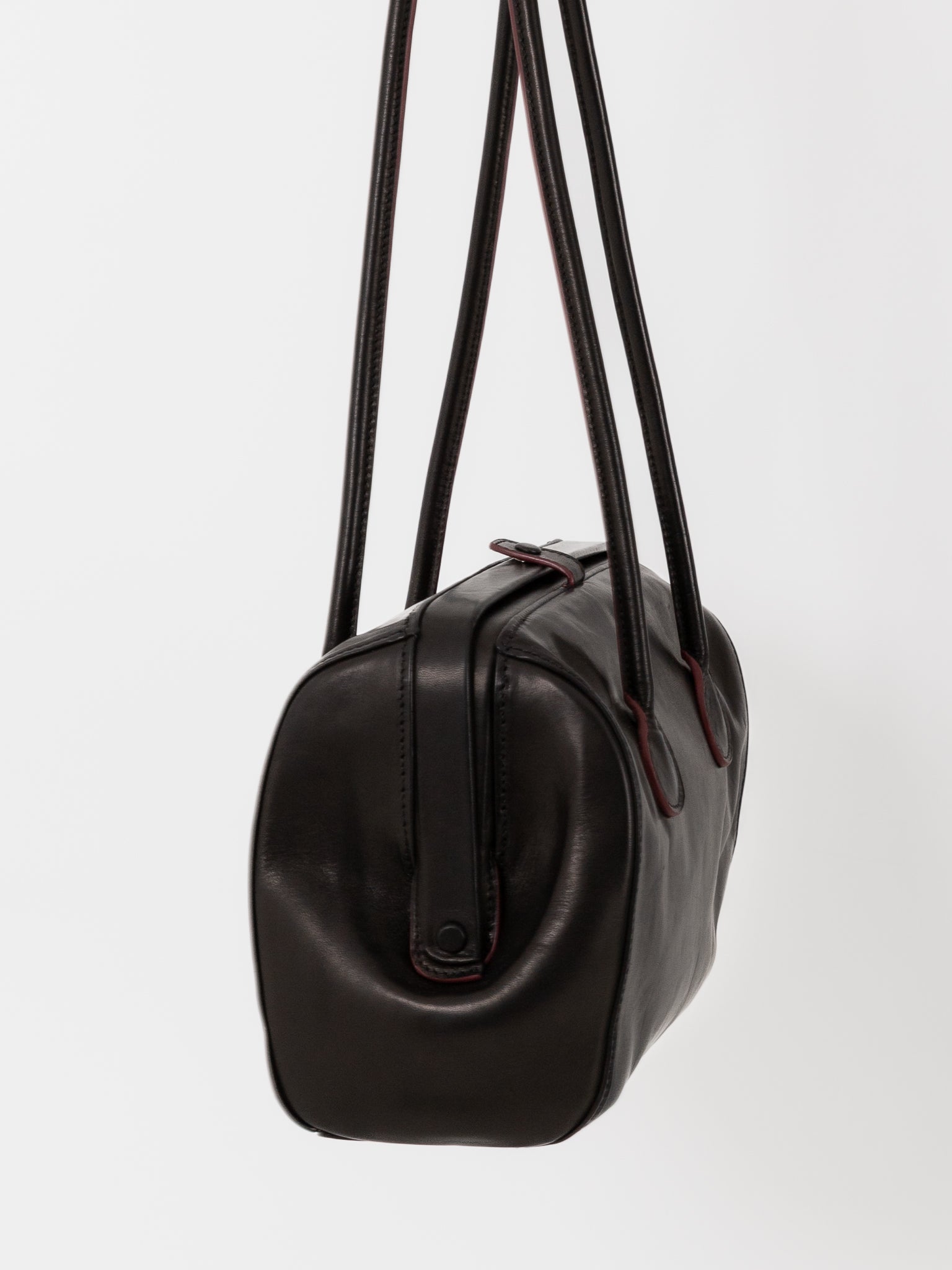 The Backward Vendor Tanker Shoulder Bag in Black - THE BACKWARD VENDOR at Worthwhile - shop BAG