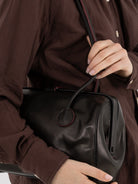The Backward Vendor Tanker Shoulder Bag in Black - THE BACKWARD VENDOR at Worthwhile - shop BAG