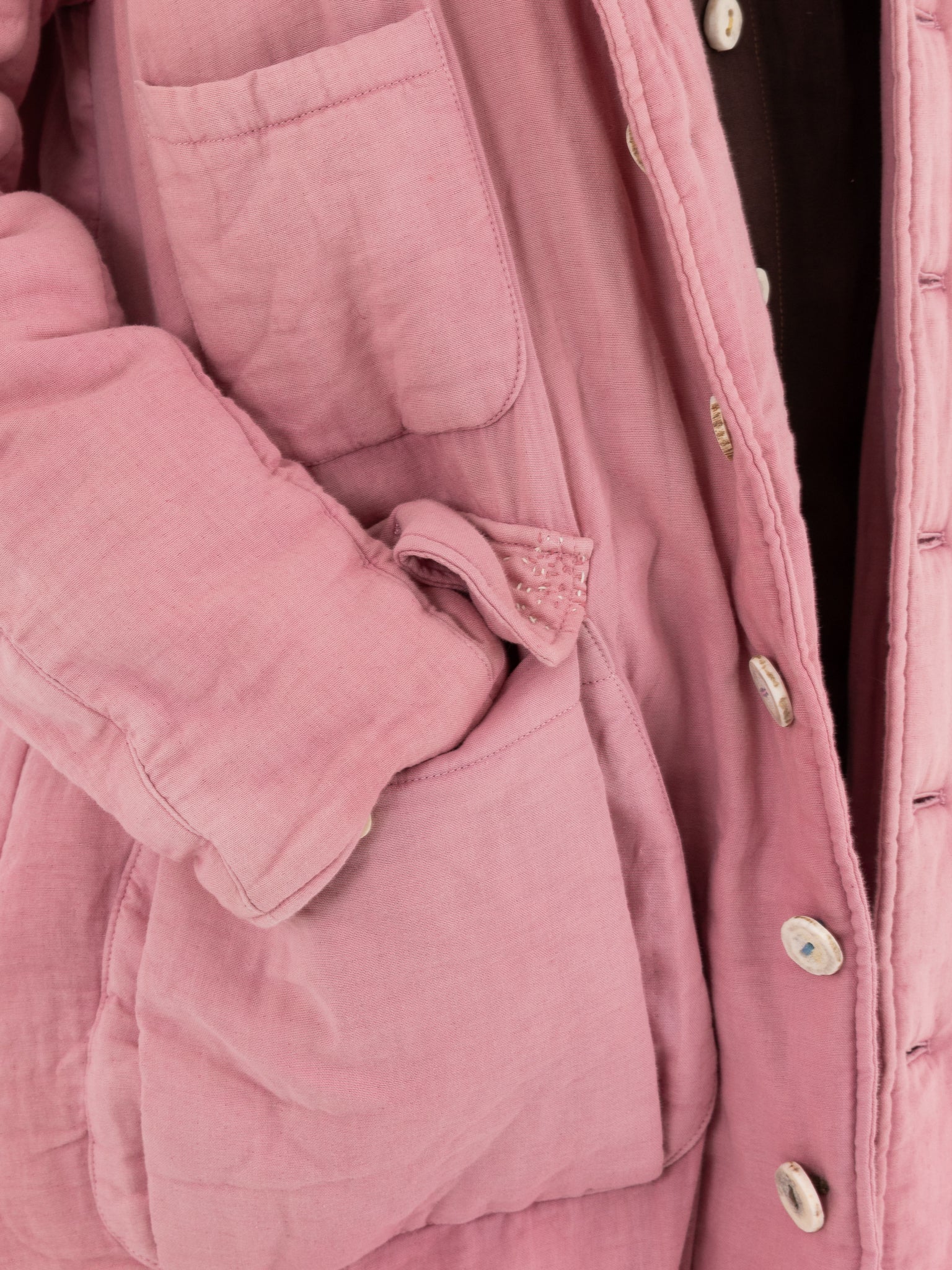 The Backward Vendor Mariner Trench Puffer in Wine - THE BACKWARD VENDOR at Worthwhile - shop COAT