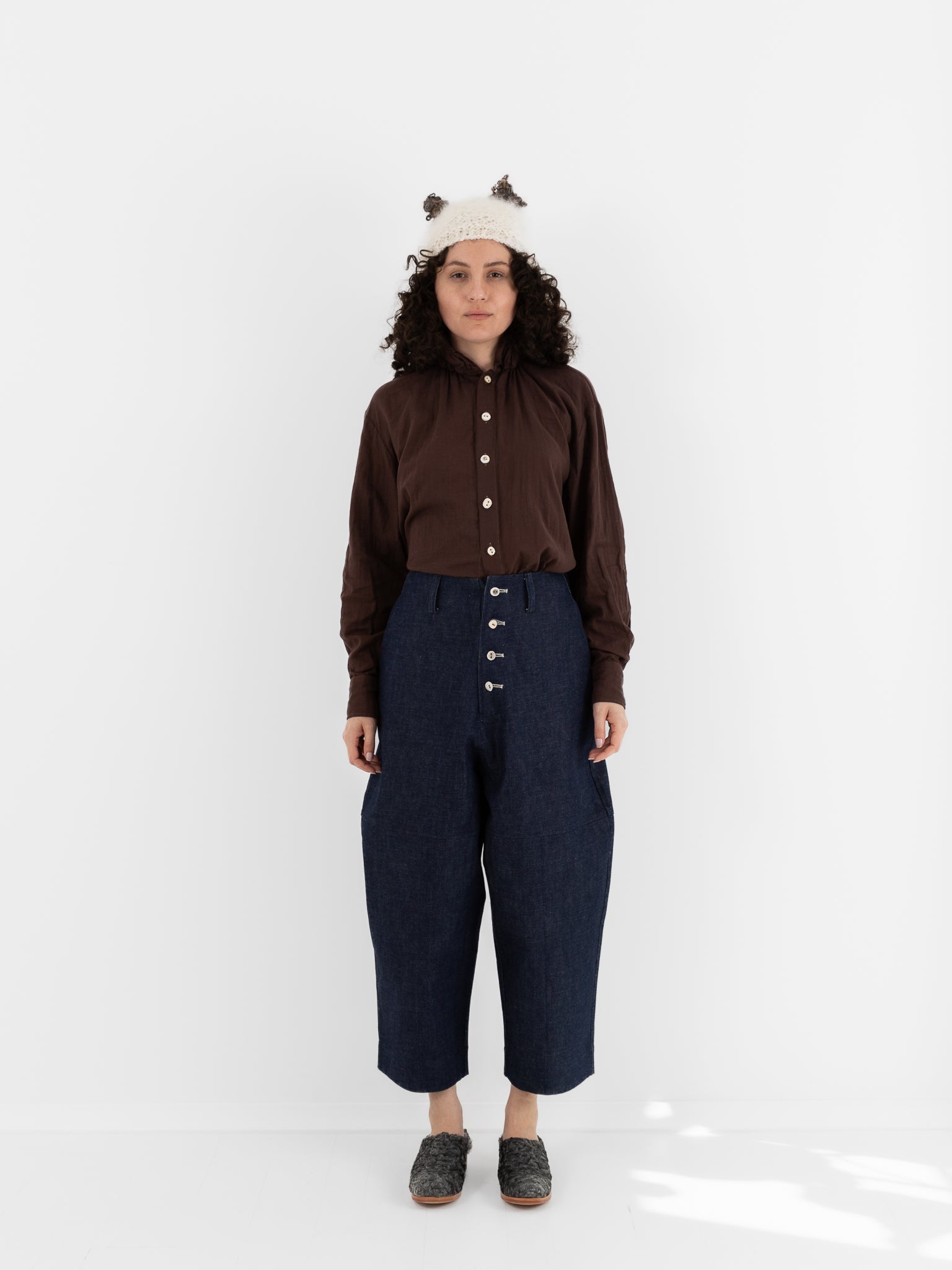 The Backward Vendor Miner Jean in Indigo - THE BACKWARD VENDOR at Worthwhile - shop PANT
