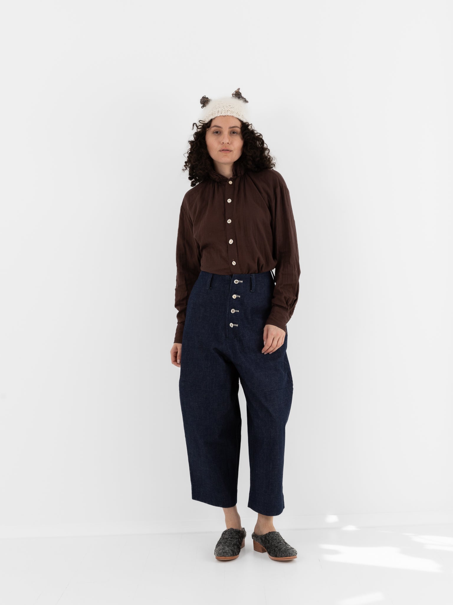 The Backward Vendor Miner Jean in Indigo - THE BACKWARD VENDOR at Worthwhile - shop PANT