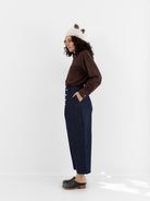 The Backward Vendor Miner Jean in Indigo - THE BACKWARD VENDOR at Worthwhile - shop PANT