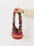 The Backward Vendor Silk Bowl Single Bag in Red - THE BACKWARD VENDOR at Worthwhile - shop BAG