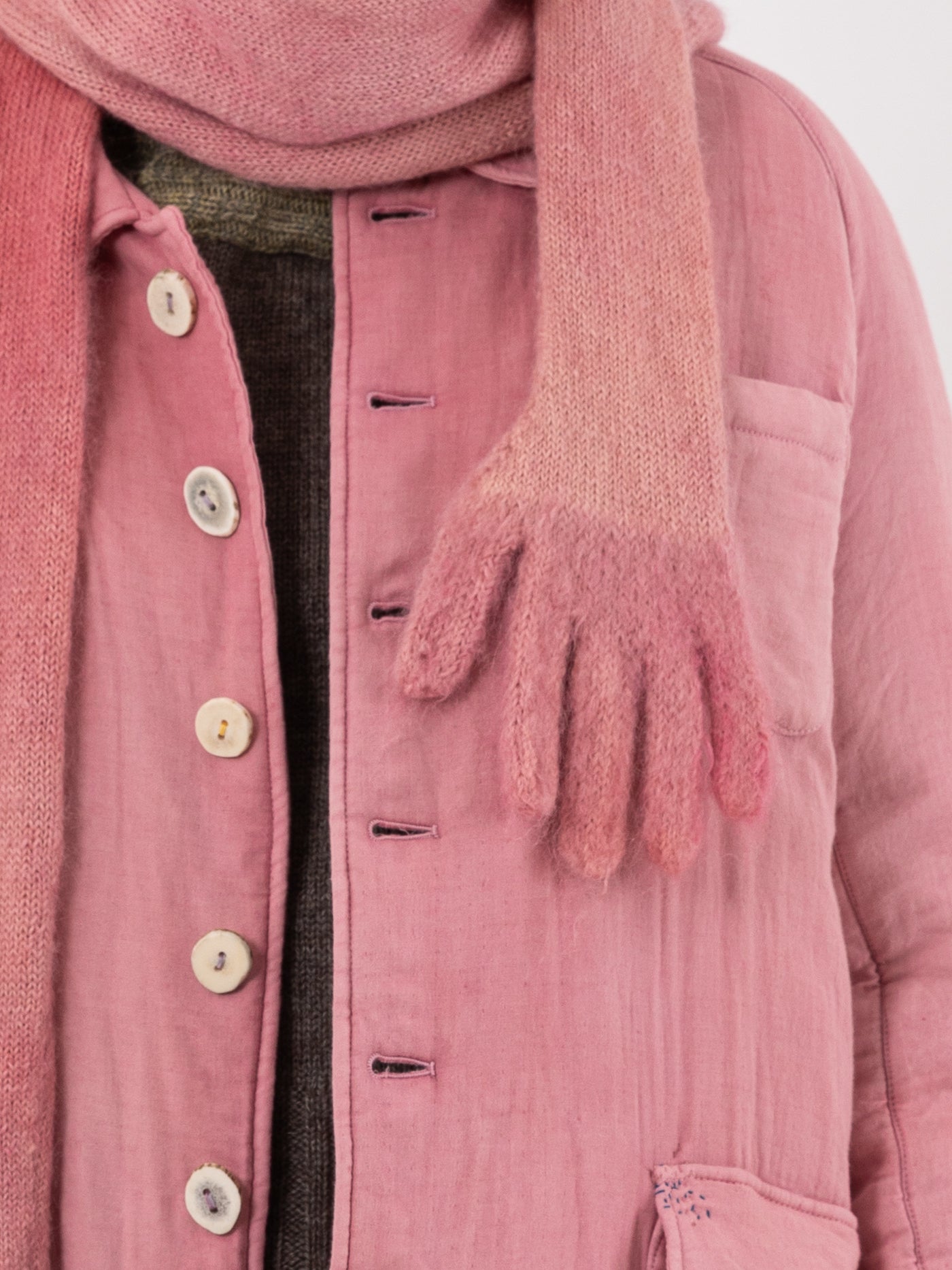 The Backward Vendor Huggy Scarf in Wine - THE BACKWARD VENDOR at Worthwhile - shop SCARF