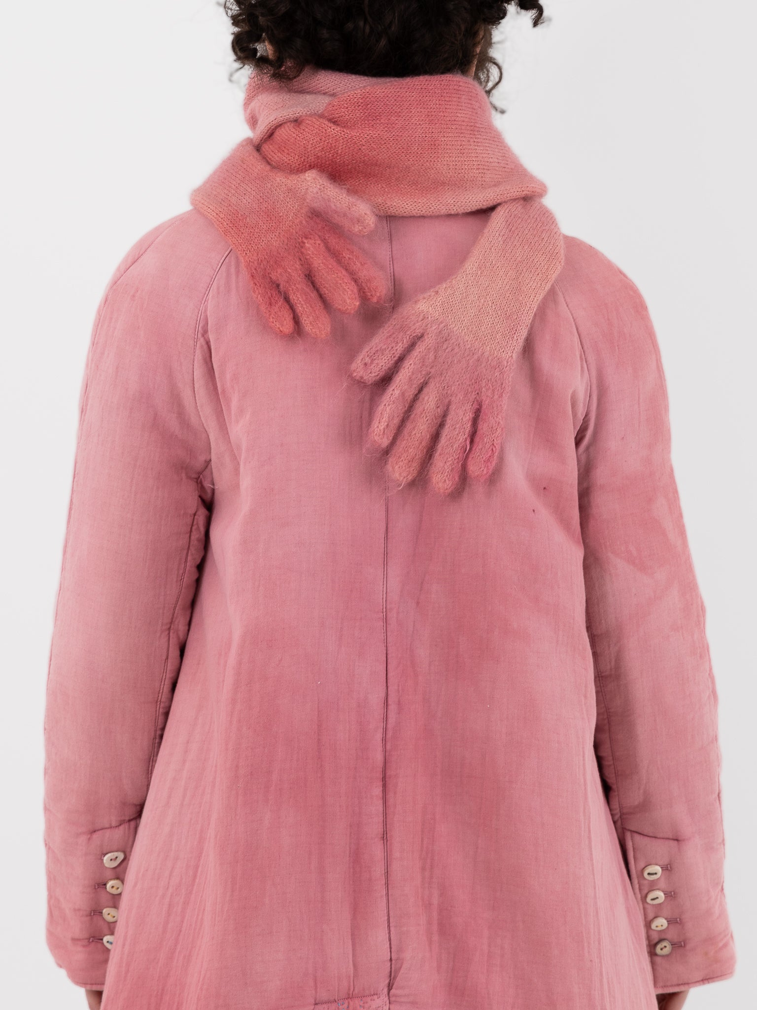 The Backward Vendor Huggy Scarf in Wine - THE BACKWARD VENDOR at Worthwhile - shop SCARF