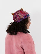 The Backward Vendor Corner Hat in Mixed Silk - THE BACKWARD VENDOR at Worthwhile - shop HAT