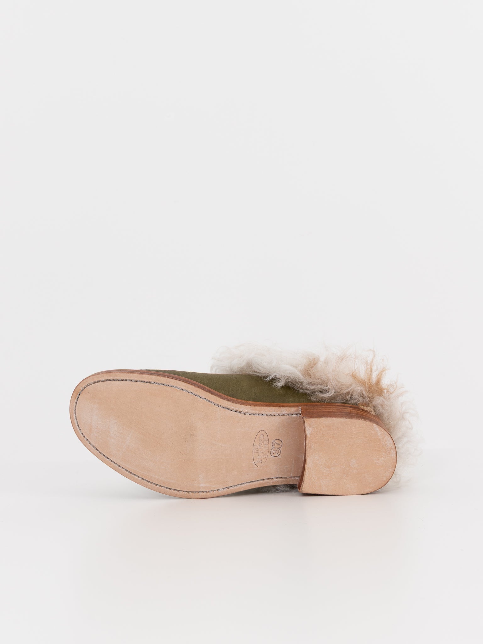 The Backward Vendor Cattle Clog in Taupe Curl - THE BACKWARD VENDOR at Worthwhile - shop SHOES