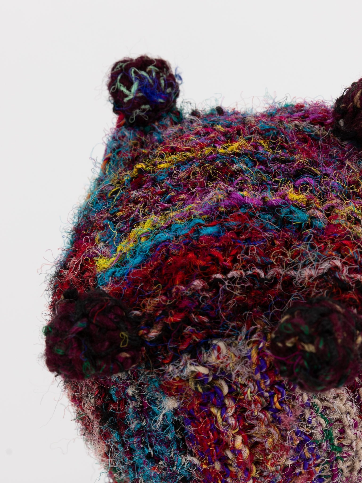 The Backward Vendor Corner Hat in Mixed Silk - THE BACKWARD VENDOR at Worthwhile - shop HAT