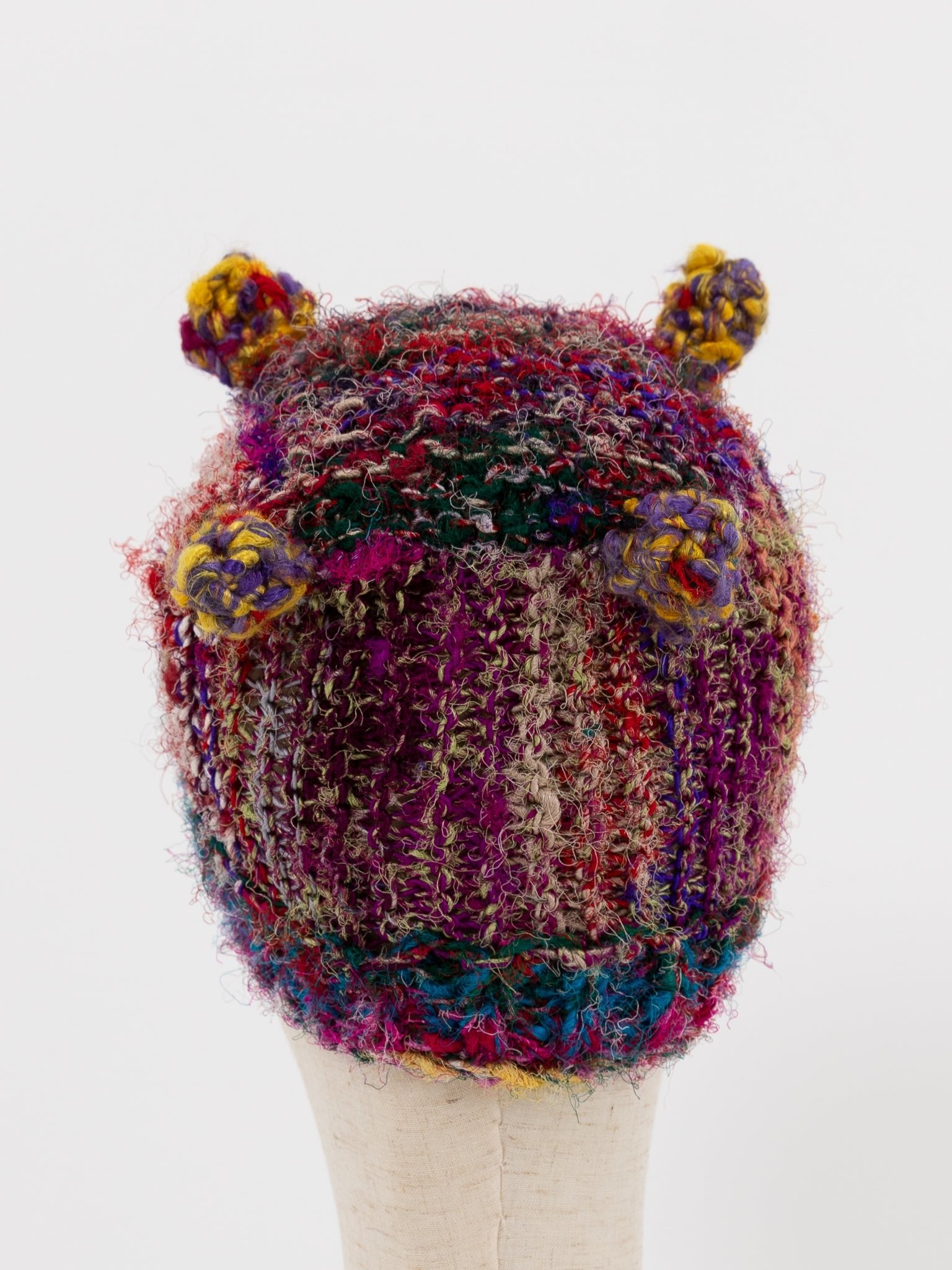 The Backward Vendor Corner Hat in Mixed Silk - THE BACKWARD VENDOR at Worthwhile - shop HAT