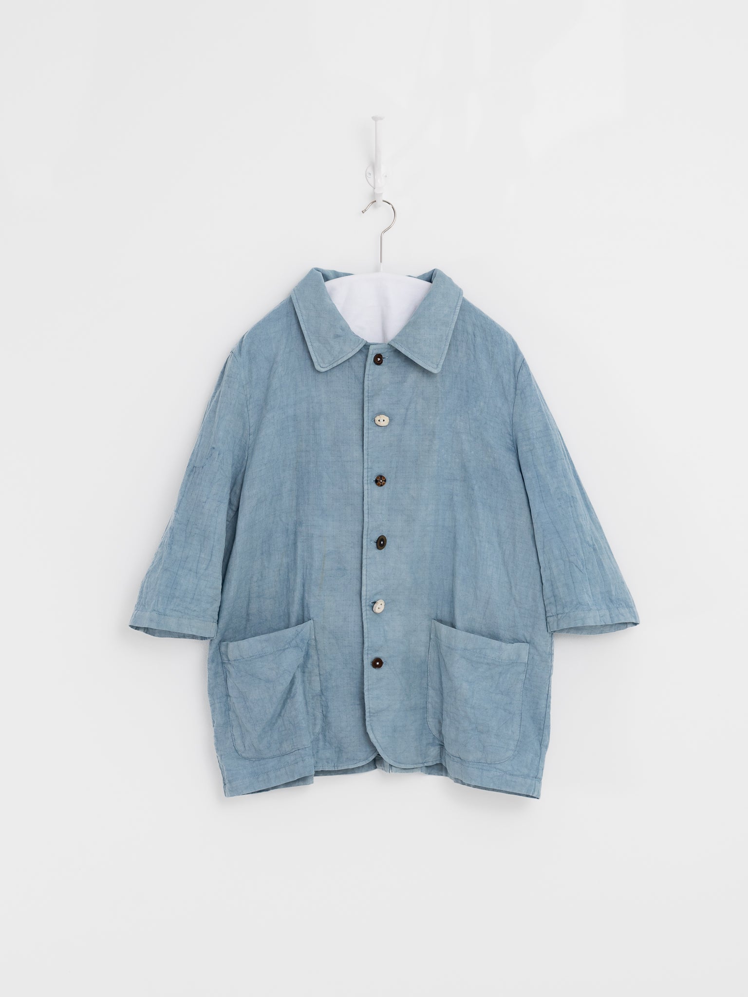 The Backward Vendor Mid Core Jacket in Light Indigo - THE BACKWARD VENDOR at Worthwhile - shop JACKET