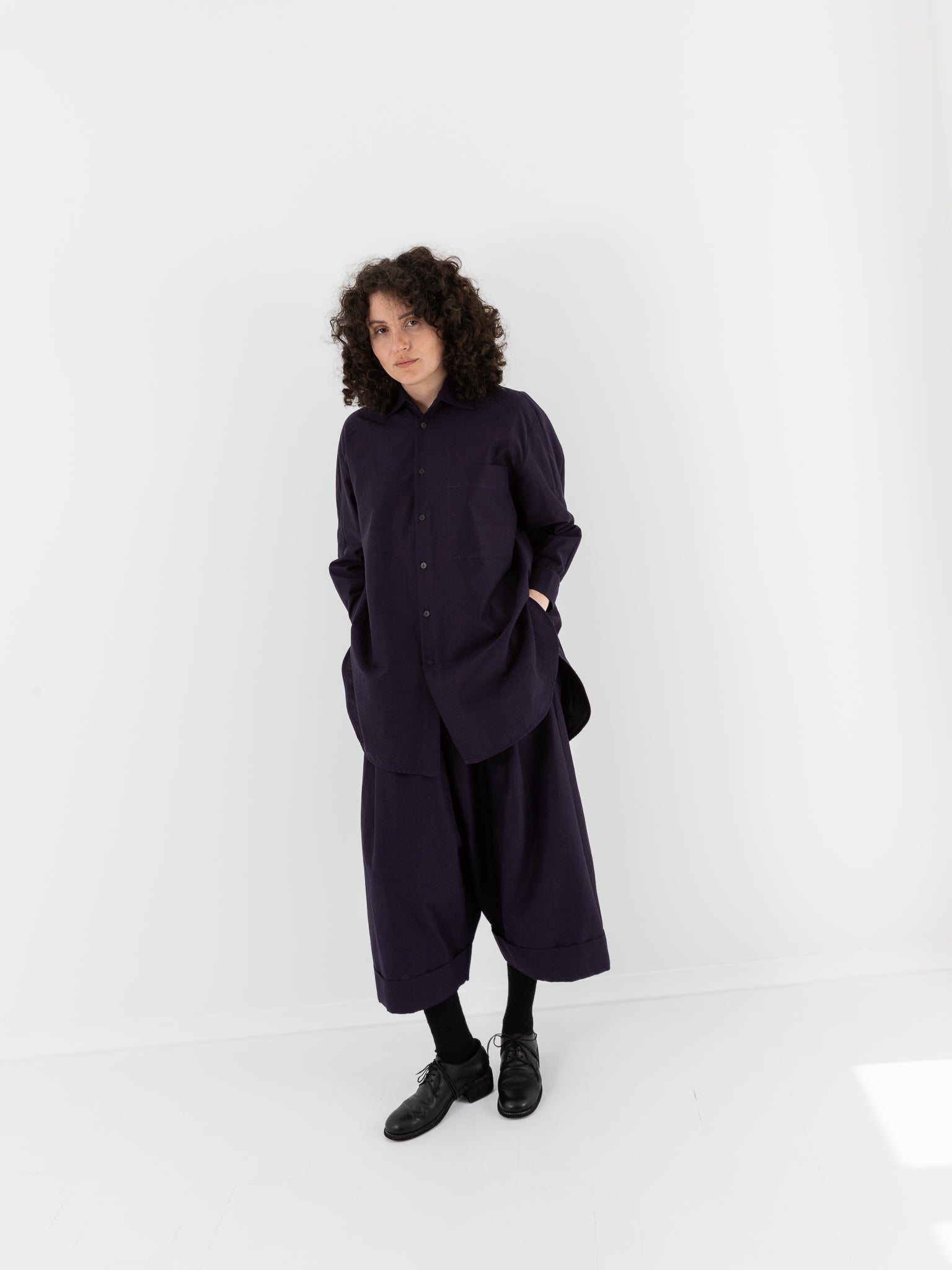 Toogood The Painter Shirt in Pansy at Worthwhile