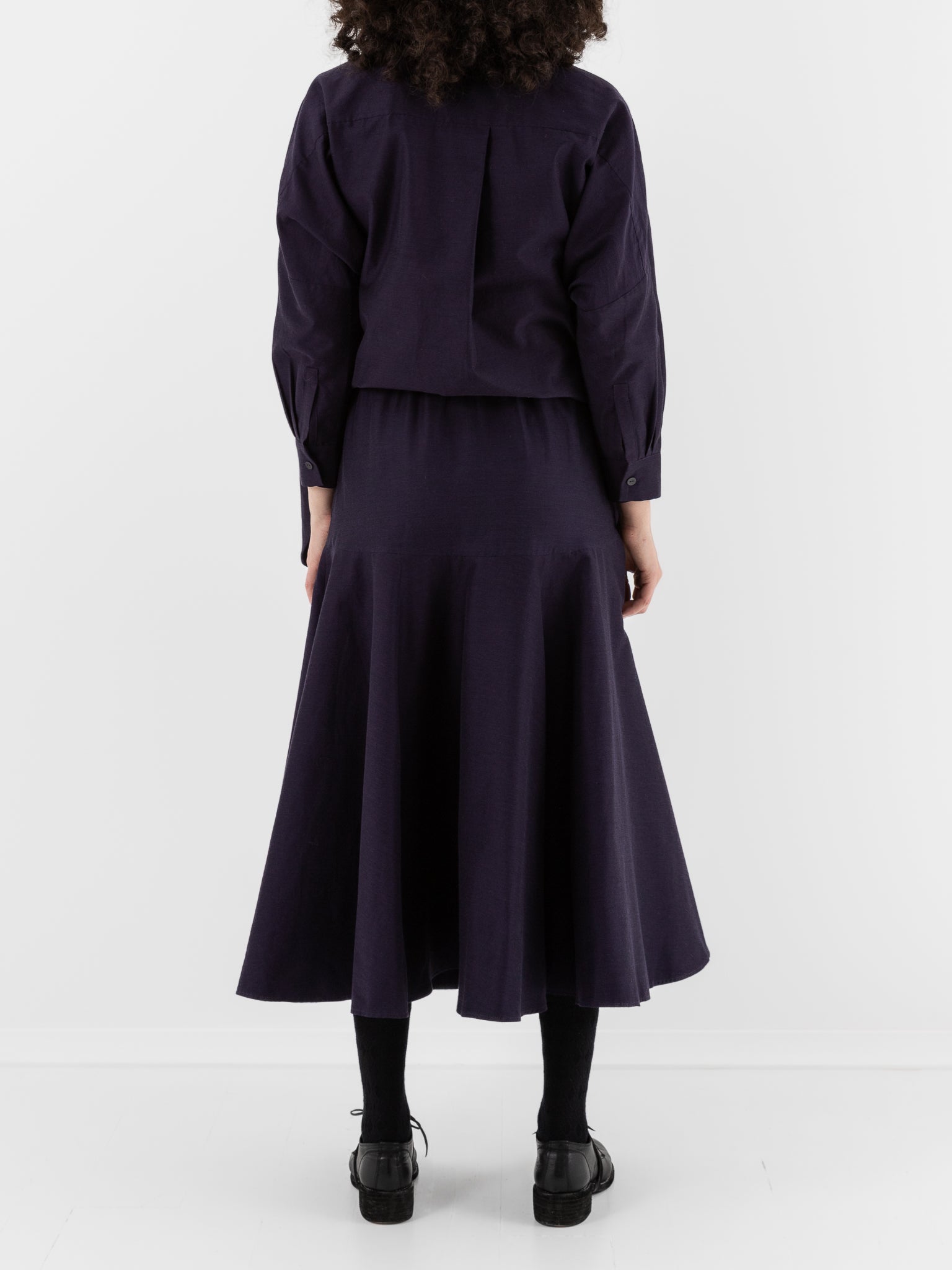 Toogood The Librarian Skirt in Pansy - TOOGOOD at Worthwhile - shop SKIRT