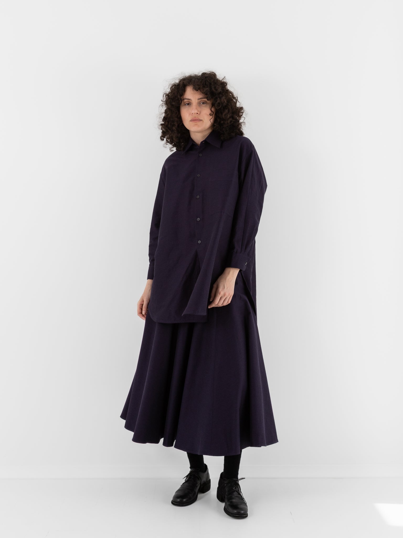 Toogood The Librarian Skirt in Pansy - TOOGOOD at Worthwhile - shop SKIRT