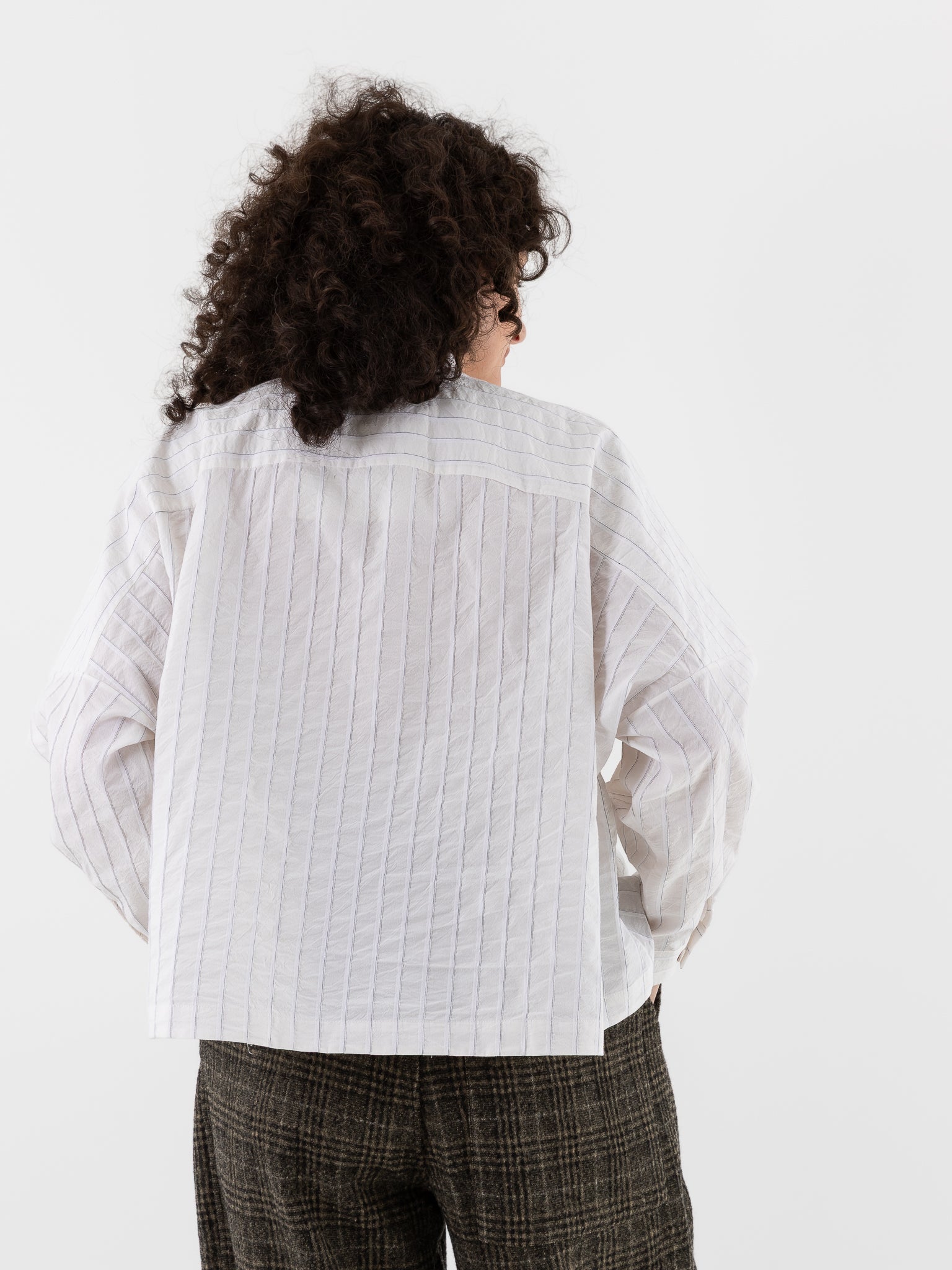 Toogood The Farrier Shirt in Chalk - TOOGOOD at Worthwhile - shop TOP