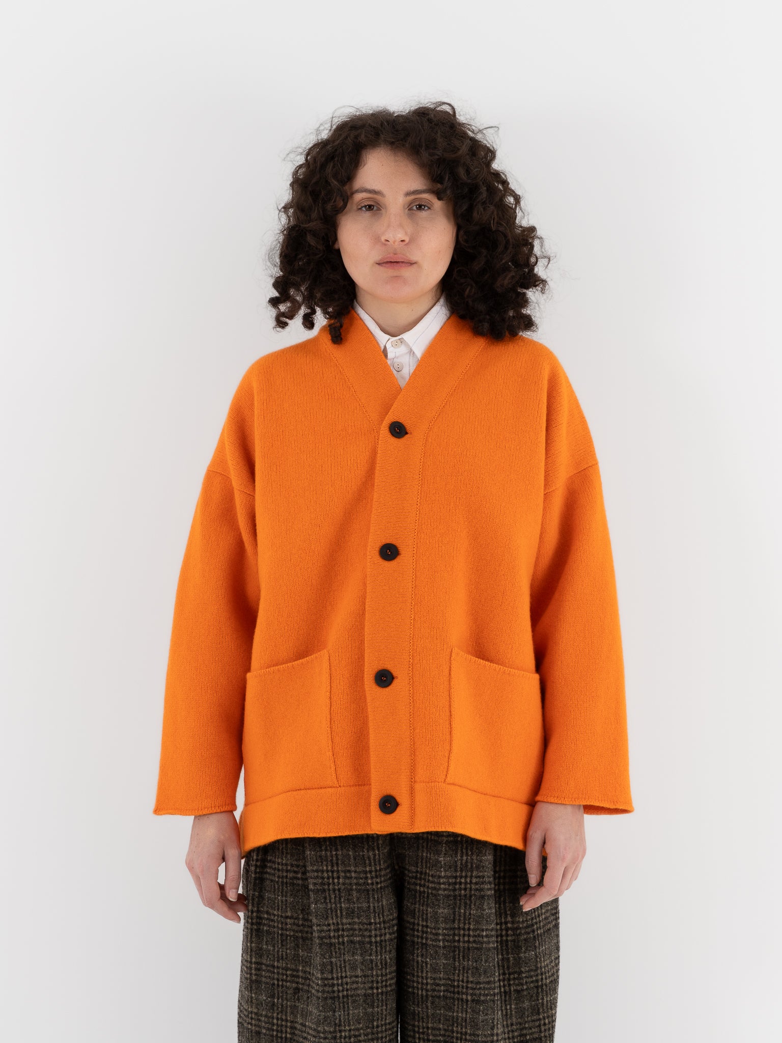 Toogood The Librarian Cardigan in Nasturtium - TOOGOOD at Worthwhile - shop CARDIGAN