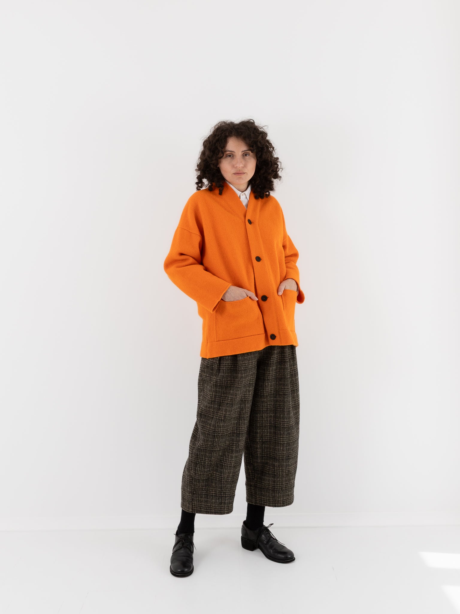 Toogood The Librarian Cardigan in Nasturtium - TOOGOOD at Worthwhile - shop CARDIGAN