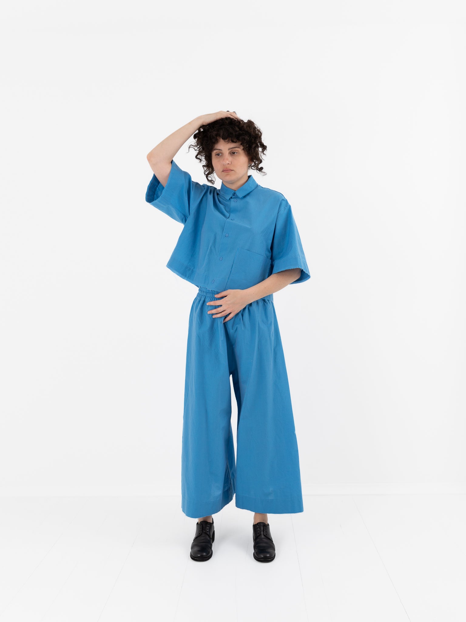 Toogood The Boxer Trouser in Cornflower at Worthwhile