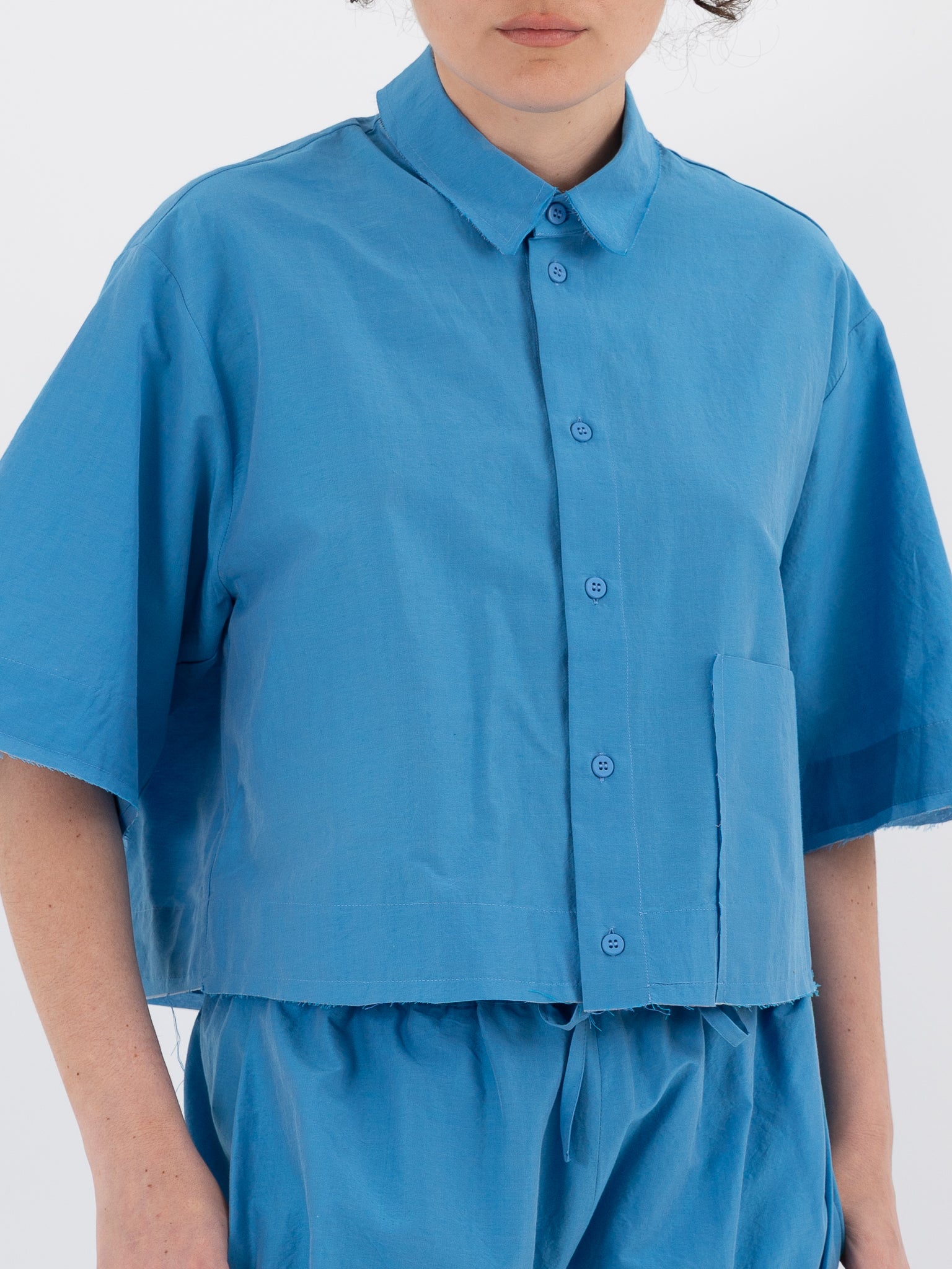 Toogood The Boxer Shirt in Cornflower at Worthwhile