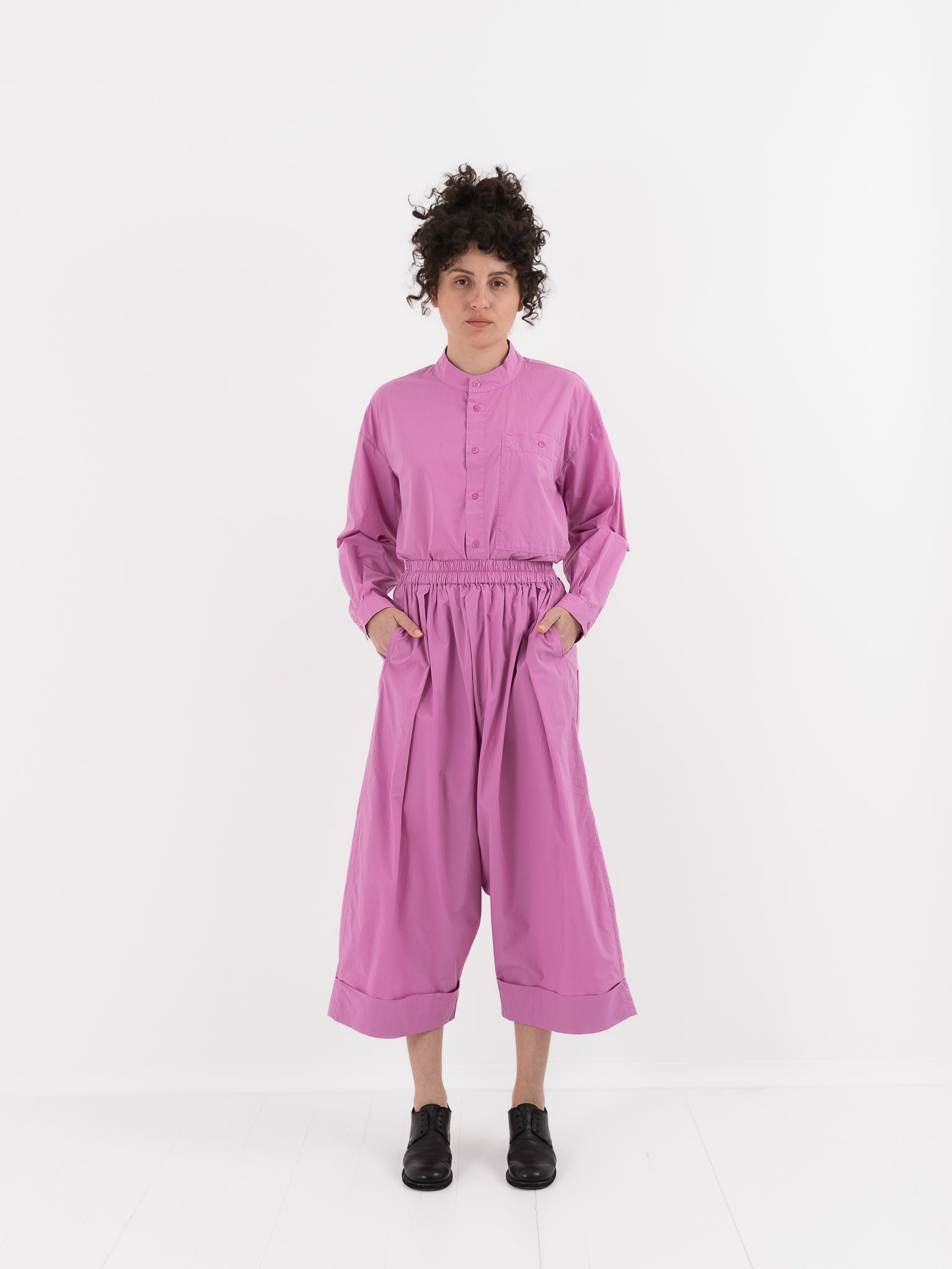 Toogood The Baker Trouser in Raspberry at Worthwhile
