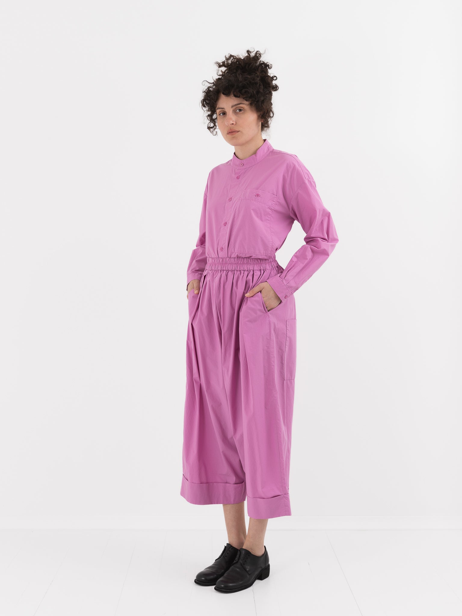 Toogood The Baker Trouser in Raspberry at Worthwhile